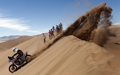 Na rajdzie Dakar
