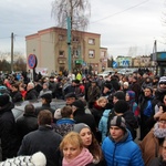 Manifestacja poparcia dla górników kopalni "Brzeszcze"