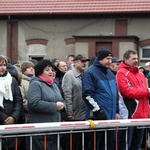 Manifestacja poparcia dla górników kopalni "Brzeszcze"