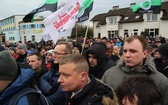 Manifestacja poparcia dla górników kopalni "Brzeszcze"