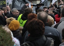 Protest na ulicach Sośnicy