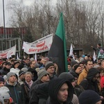 Protest w Sośnicy w obronie kopalń