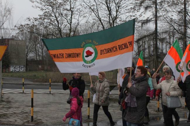 Protest w Sośnicy w obronie kopalń