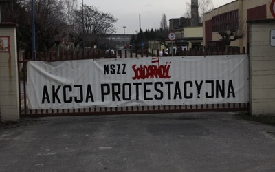 Protest w Sośnicy w obronie kopalń