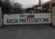 Protest w Sośnicy w obronie kopalń