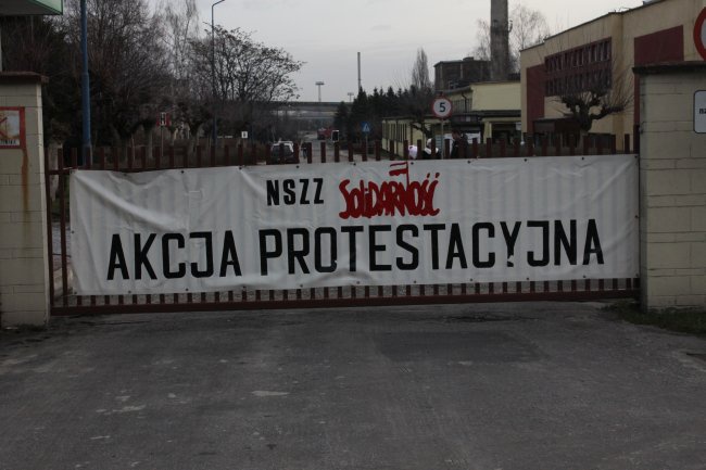 Protest w Sośnicy w obronie kopalń