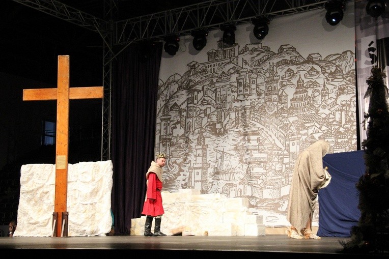 Spektakl "Franciszek" na Święcie Młodych w Jastrzębiu