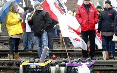 Protestują już w 4 kolejnych kopalniach