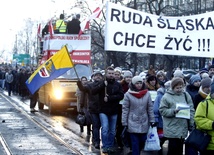 W ośmiu kopalniach podziemne protesty