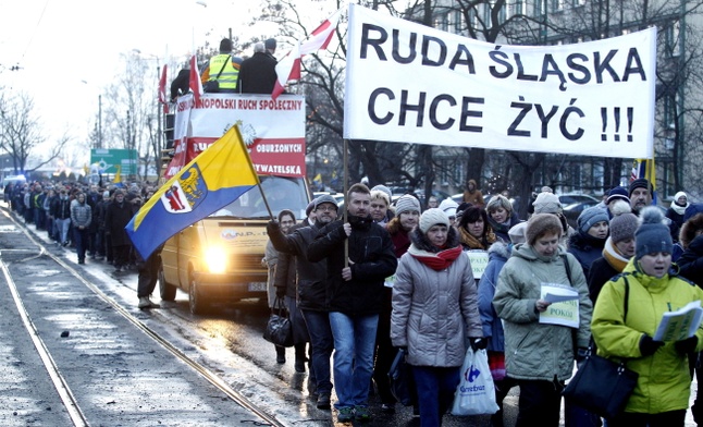 W ośmiu kopalniach podziemne protesty