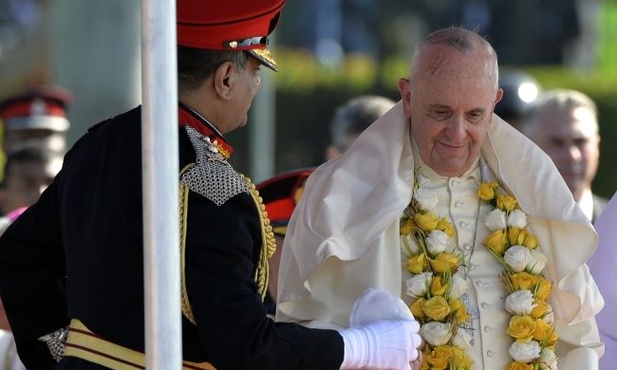 Papież Franciszek przybył do Sri Lanki