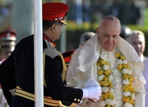 Papież Franciszek przybył do Sri Lanki