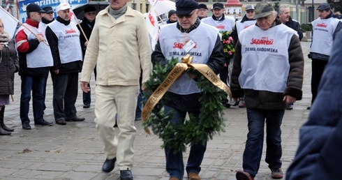 Związkowcy deklarują wsparcie Regionu Ziemia Radomska poprzez udział w protestach