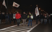 Protest mieszkańców pod kopalnią "Brzeszcze"