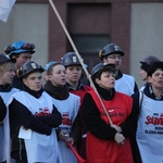 Protest mieszkańców pod kopalnią "Brzeszcze"