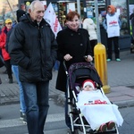 Protest mieszkańców pod kopalnią "Brzeszcze"