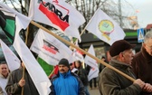 Protest mieszkańców pod kopalnią "Brzeszcze"