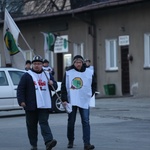 Protest mieszkańców pod kopalnią "Brzeszcze"