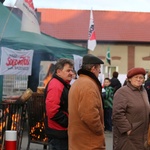 Protest mieszkańców pod kopalnią "Brzeszcze"