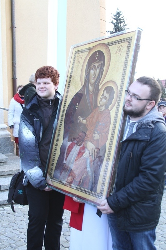 Pożegnanie symboli ŚDM w Tychach