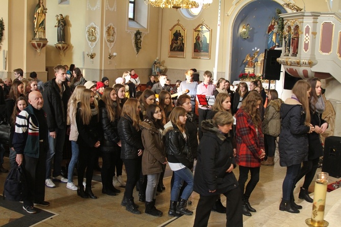 Pożegnanie symboli ŚDM w Tychach