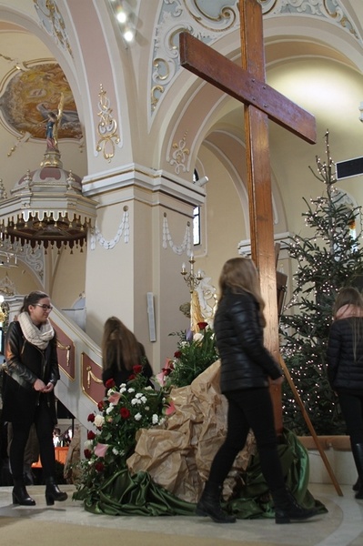 Pożegnanie symboli ŚDM w Tychach