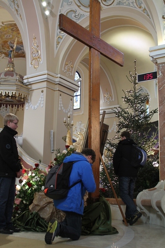 Pożegnanie symboli ŚDM w Tychach