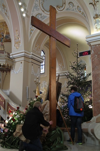 Pożegnanie symboli ŚDM w Tychach