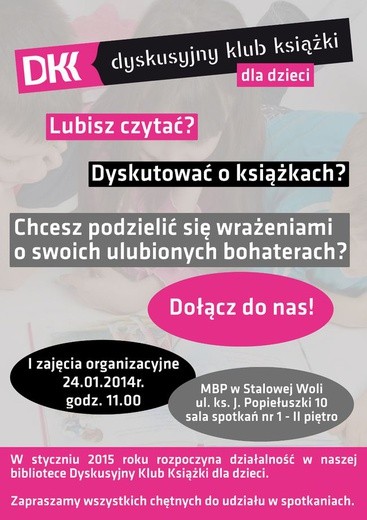 Nowe zajęcia dla dzieci