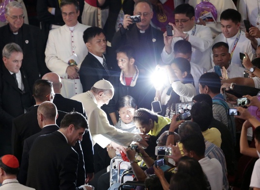 Ubodzy w centrum papieskiej wizyty