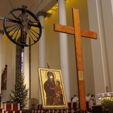 Symbole ŚDM w archikatedrze i seminarium