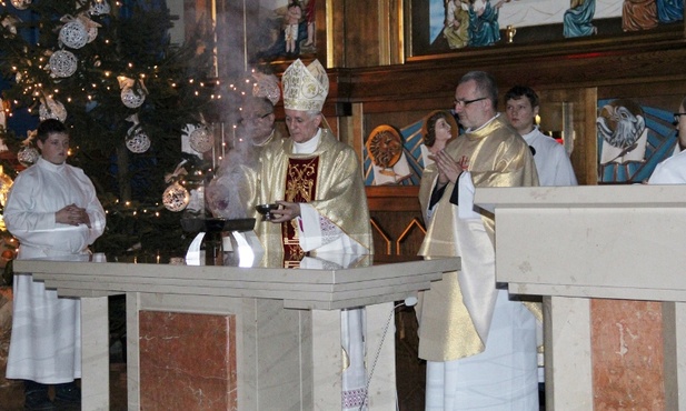 Poświęcenie po pożarze