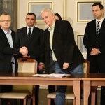 Podpisanie porozumienia między rządem a górnikami