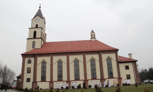 Poświęcenie po pożarze