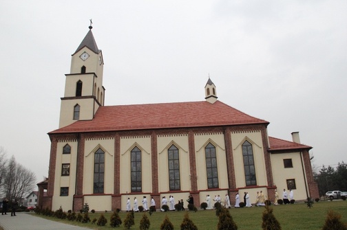 Poświęcenie po pożarze