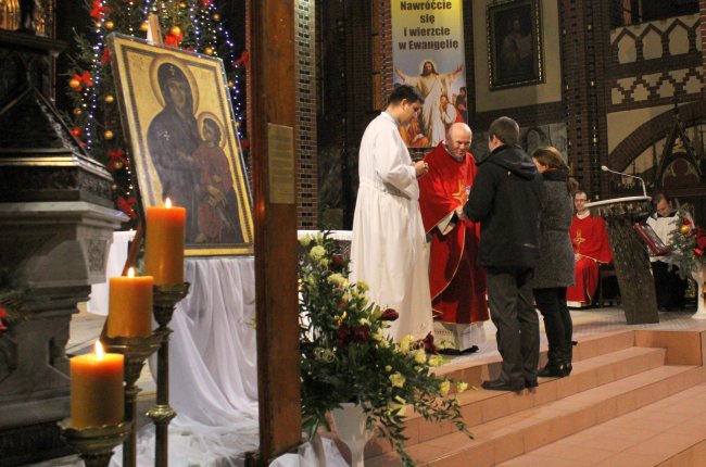 Krzyż i ikona ŚDM w Gliwicach