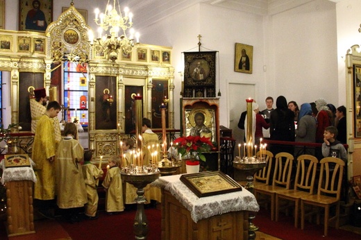 Liturgia święta w krakowskiej cerkwi