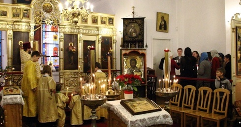 Liturgia święta w krakowskiej cerkwi