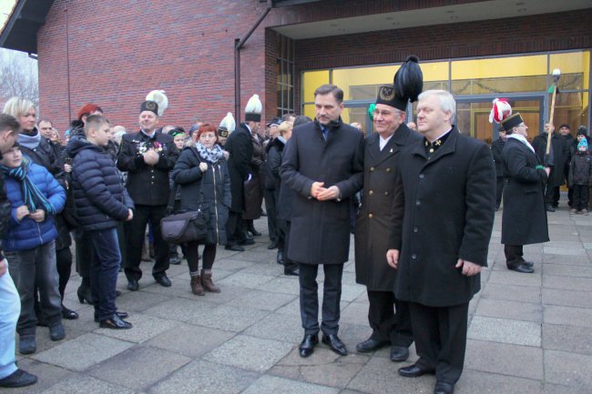 Bp Jan Kopiec modlił się z górnikami