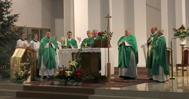 Bp Jan Kopiec modlił się z górnikami