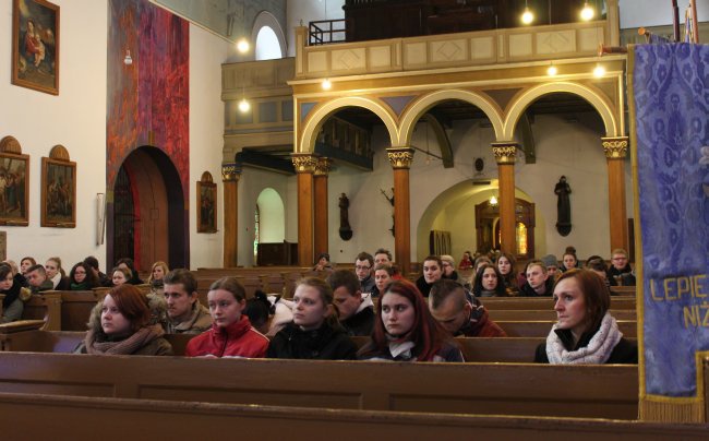 Krzyż i ikona ŚDM w Tarnowskich Górach