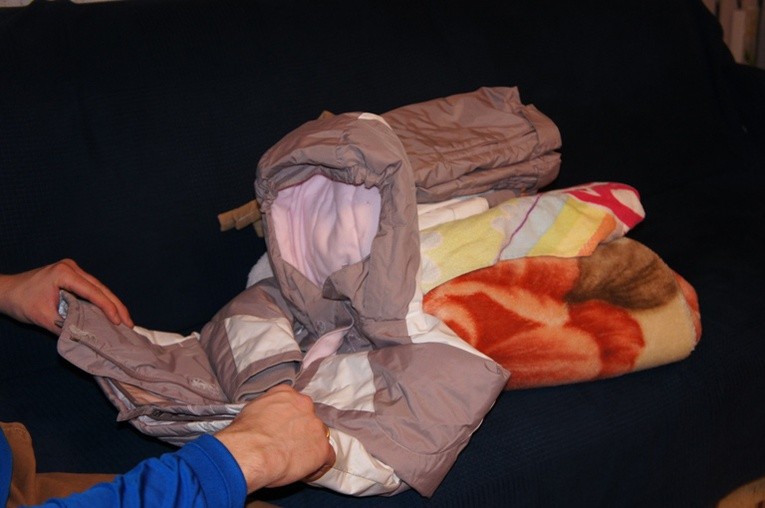 Dla uchodźców zbierano zimowe kurtki i koce