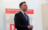 Andrzej Duda na spotkaniu w Łowiczu