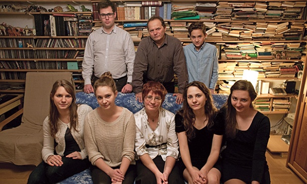  Anna Słomka z mężem i dziećmi