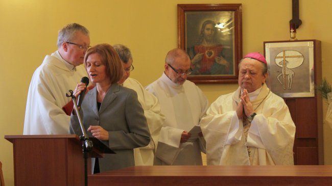 Poświęcenie kaplicy w DPS "Opoka" w Gliwicach 