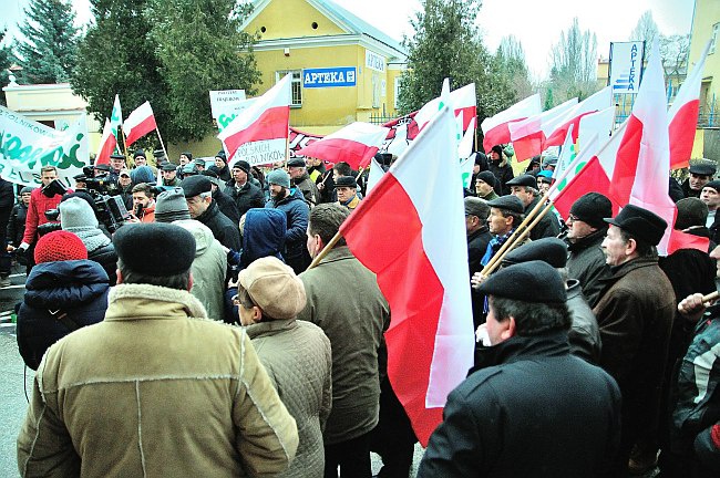 Protest rolników w Lublinie