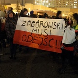 Górnicy pikietują siedzibę JSW