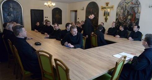 Diakoni ze swymi duszpasterzami spotkali się w rektoracie WSD w Radomiu