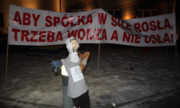 Protest się zaostrza