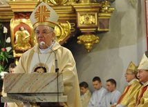 Abp Stanisław Budzik wygłasza kazanie